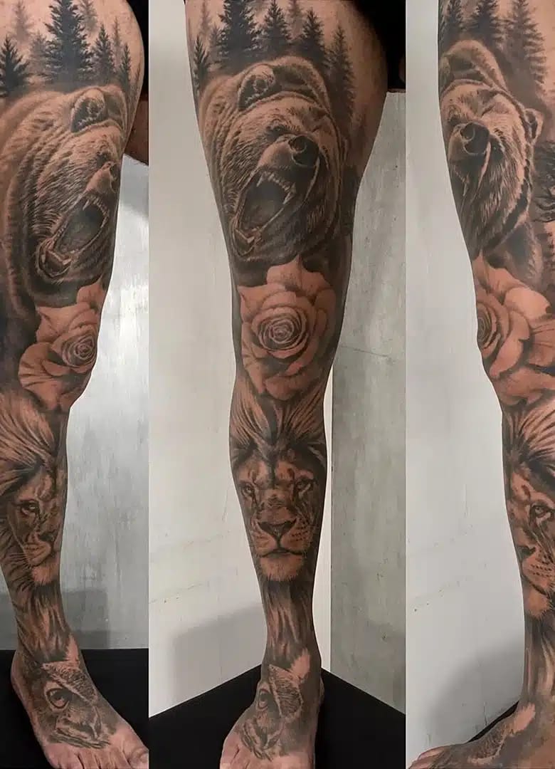 Tatuagem realista de Gian Silva 5