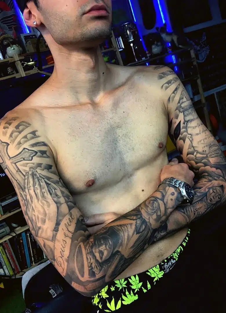 Tatuagem realista de Gian Silva 9